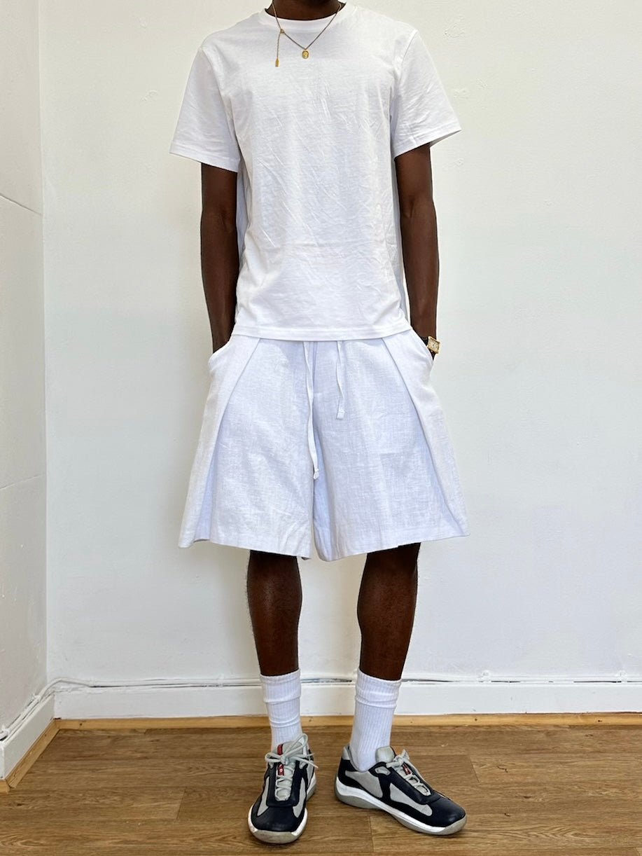 Lake Short - weißes Leinen