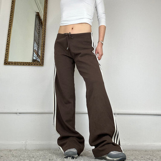 vintage brown baggy adidas joggers