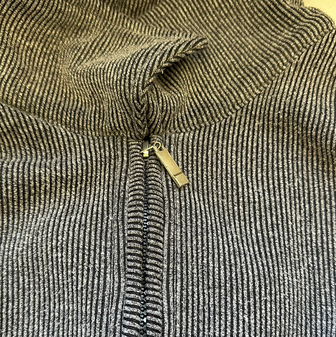 vintage striped quarter zip hugo boss sweater