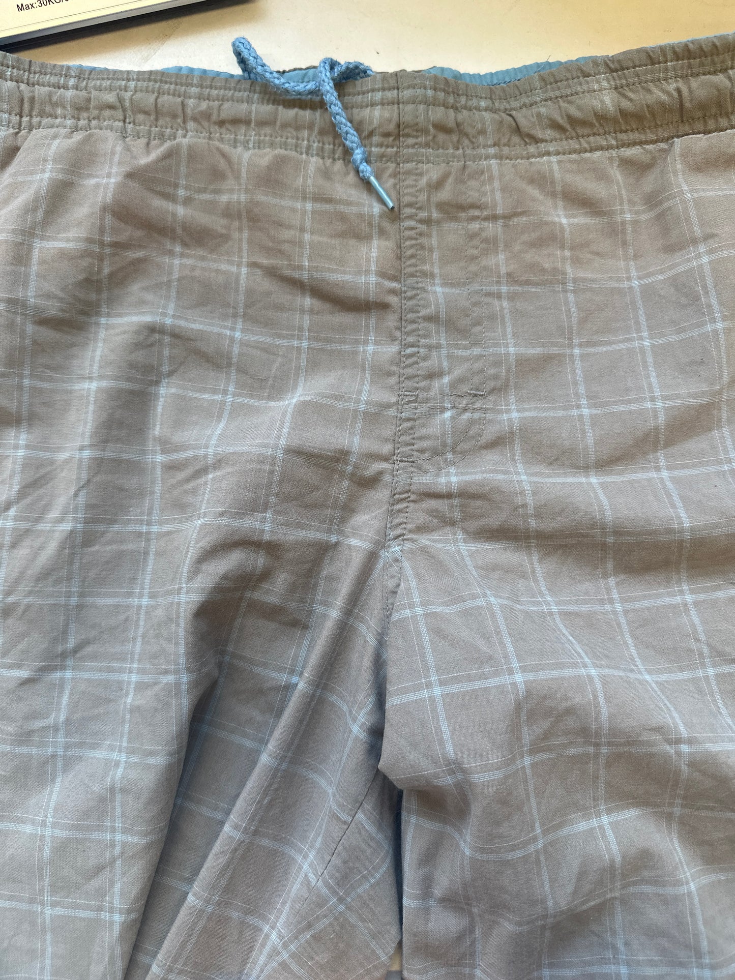 vintahe grey checkered adidas shorts