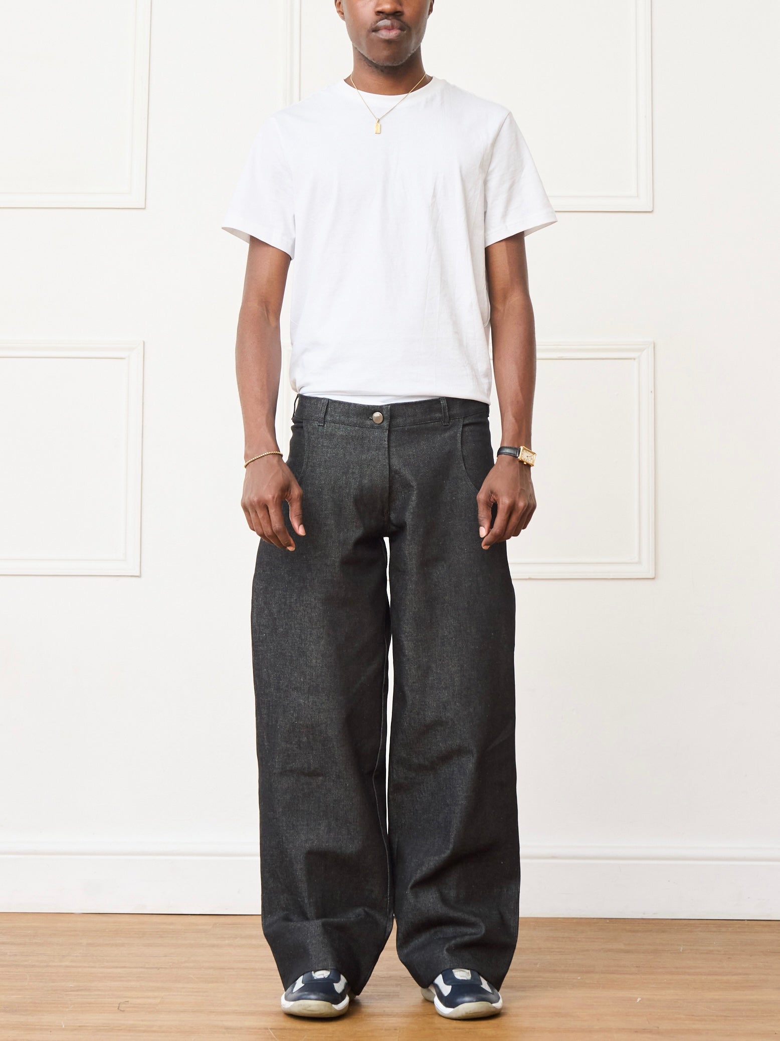 circle jean - dark grey denim