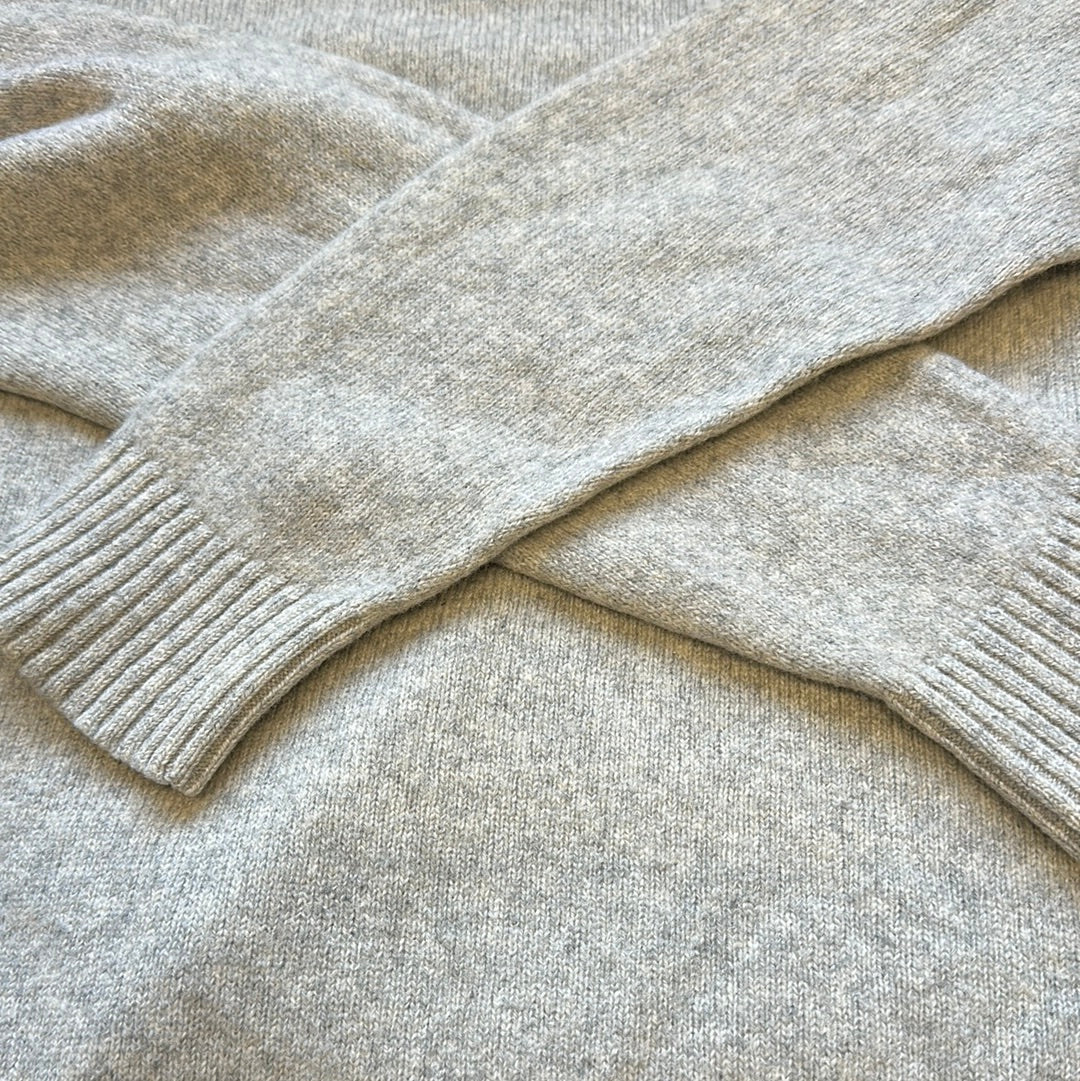 grey vintage knitted nike jumper