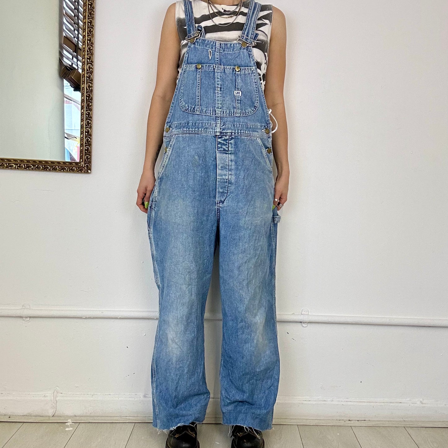 Lee vintage denim dungarees