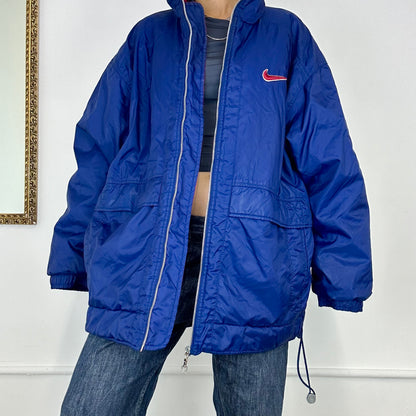 90's nike swoosh zip up jacket