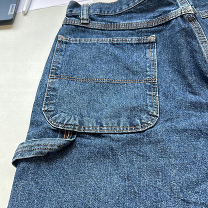 vintage denim cargo shorts