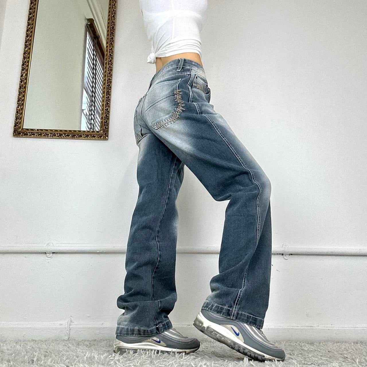 2000's wide leg jeans