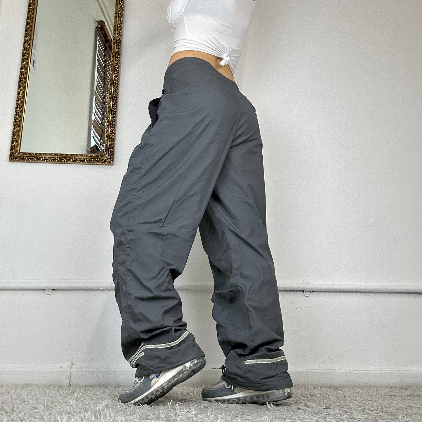 adidas grey cargo trousers