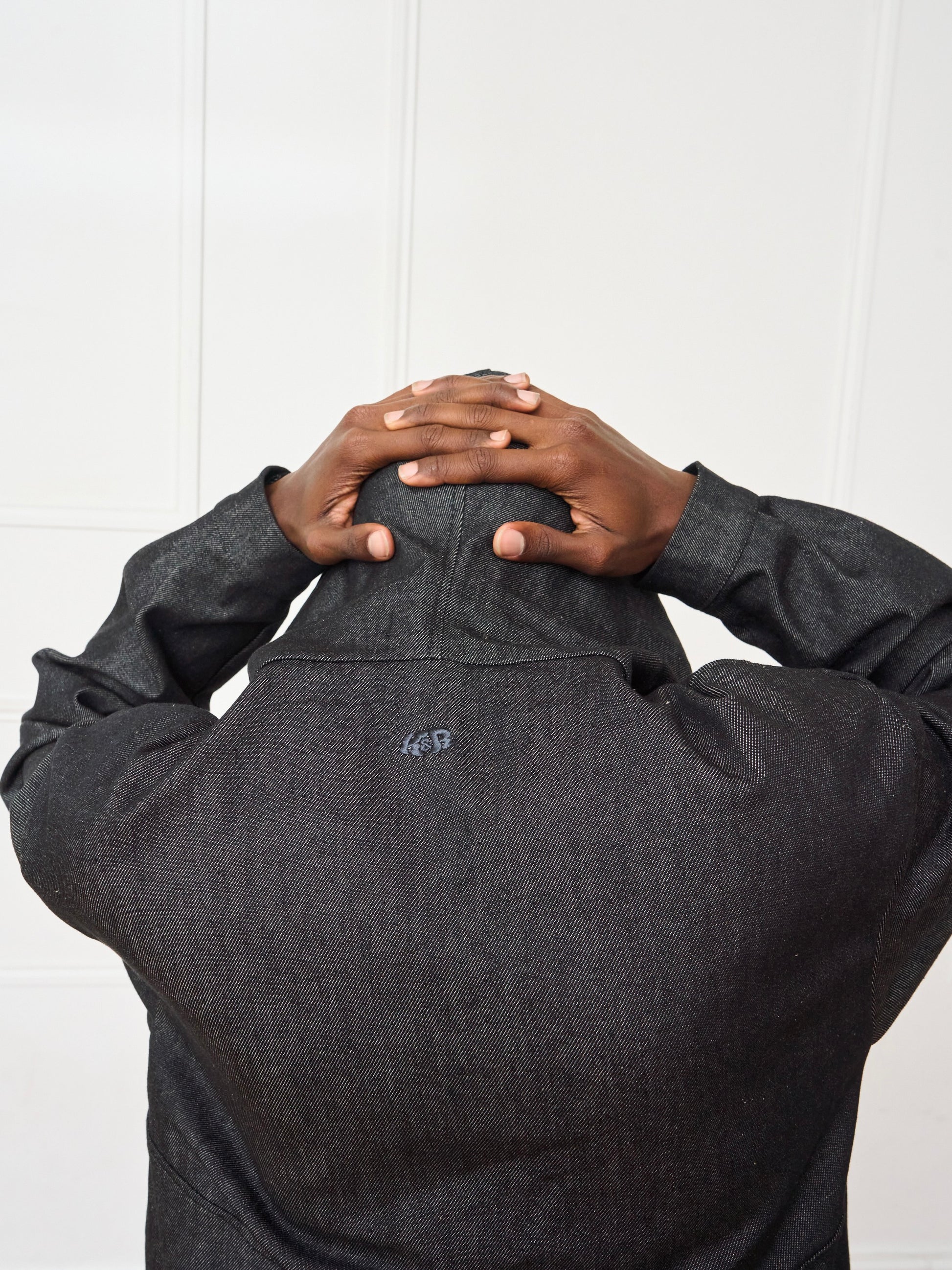 jamie jacket - dark grey denim