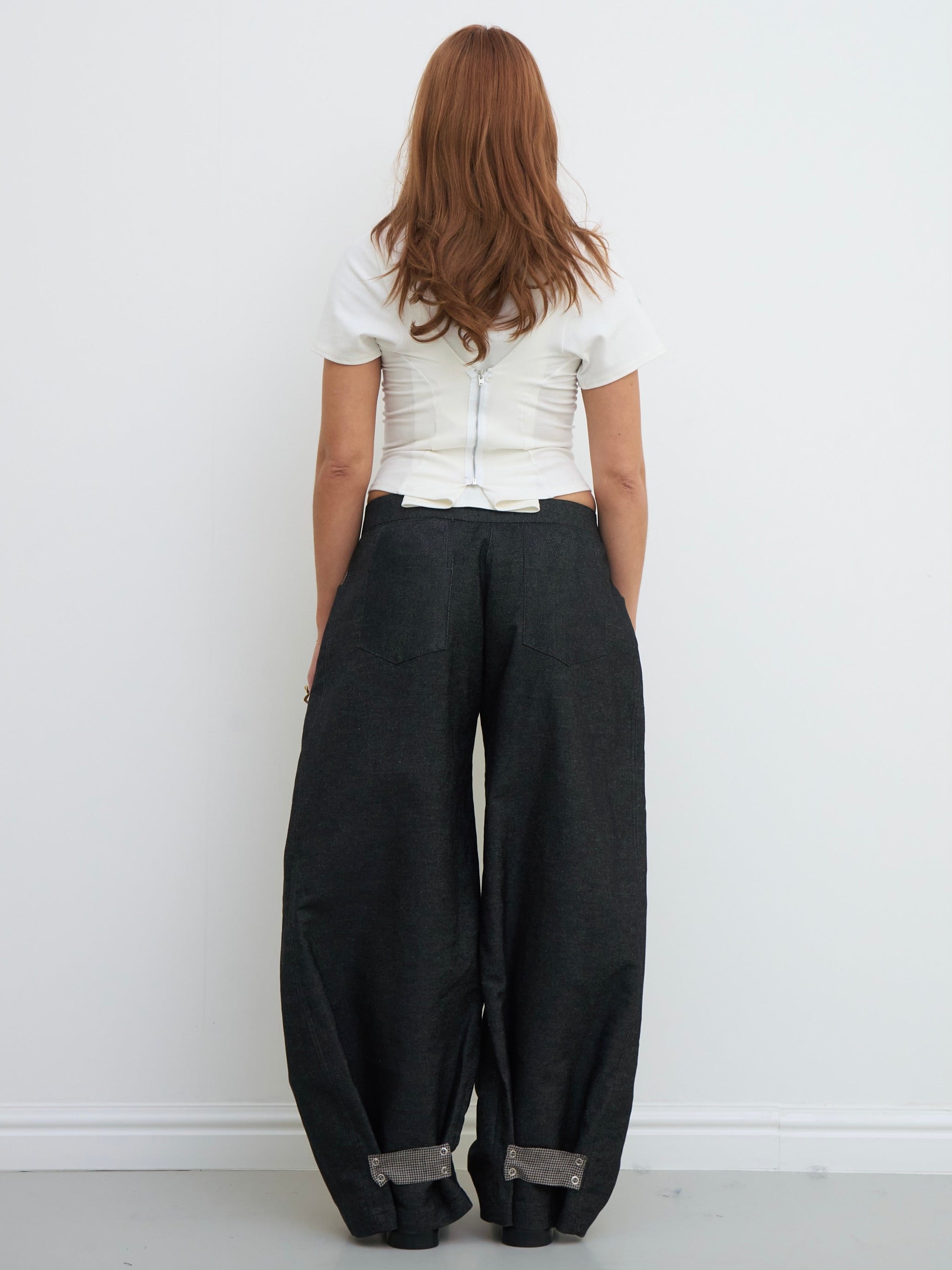 marlowe jean - dark grey denim