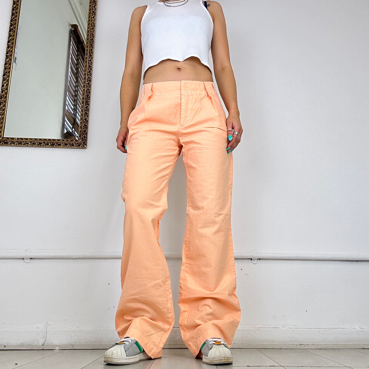 wide leg trousers by chloé