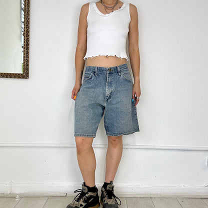 vintage baggy denim shorts