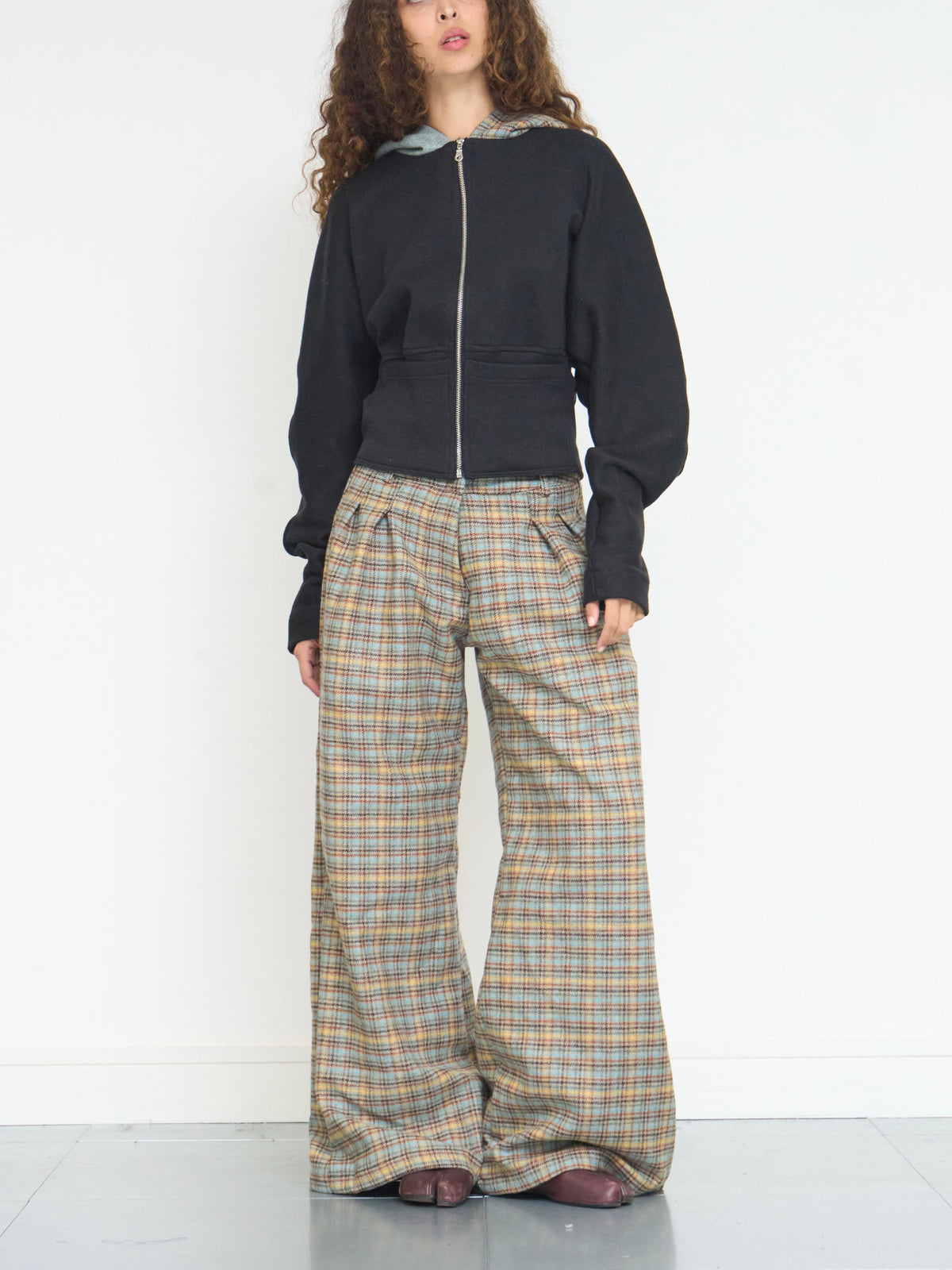 theo split jacket - black