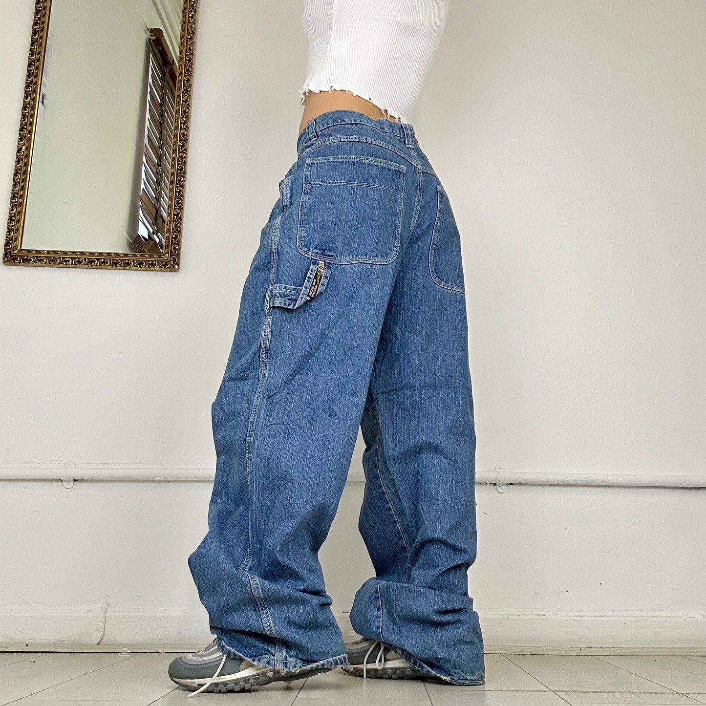 90's baggy cargo jeans