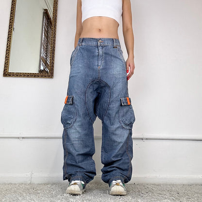 killah by miss sixty baggy cargo jeans