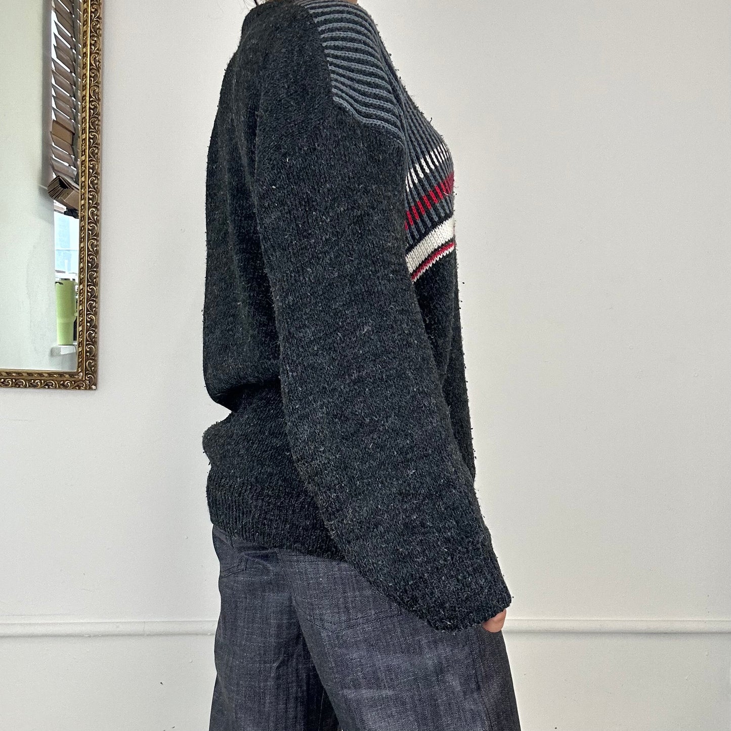 vintage wool puma knit jumper