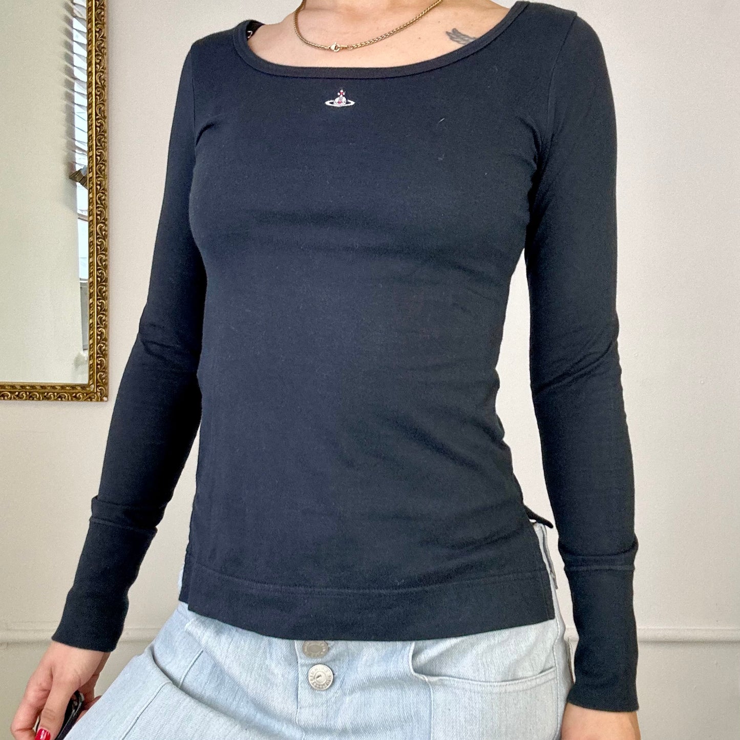 Vivienne Westwood black long sleeved top