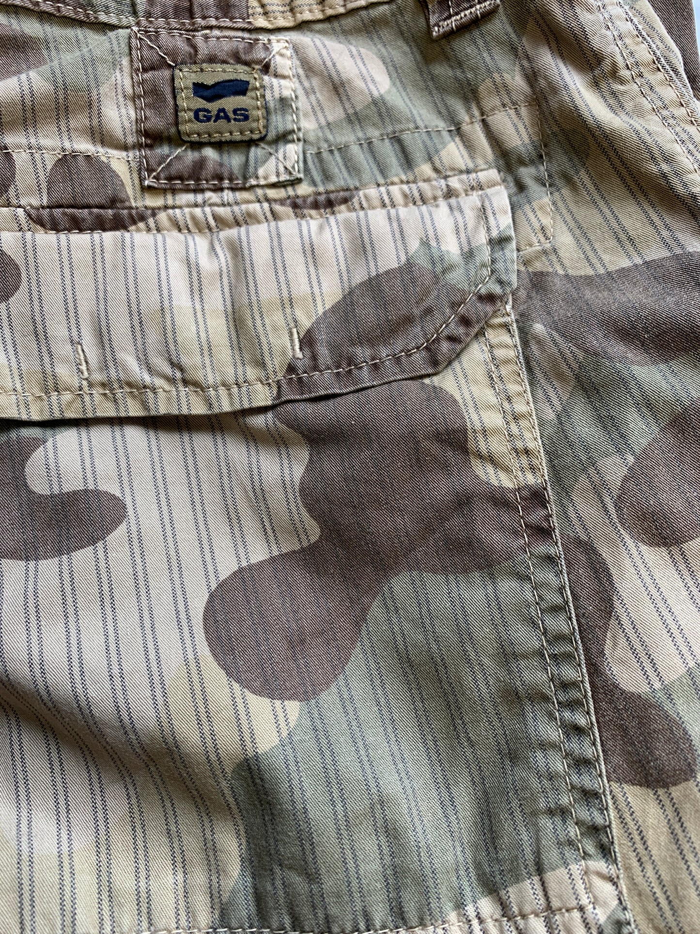 GAS baggy camo cargo trousers