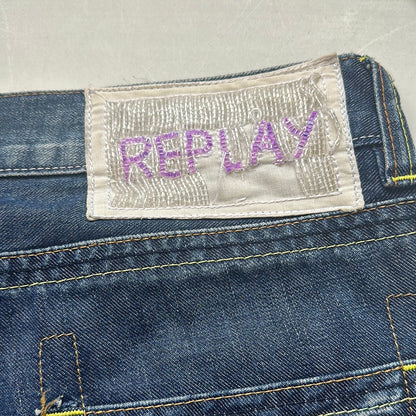 2000s dark wash jeans by replay