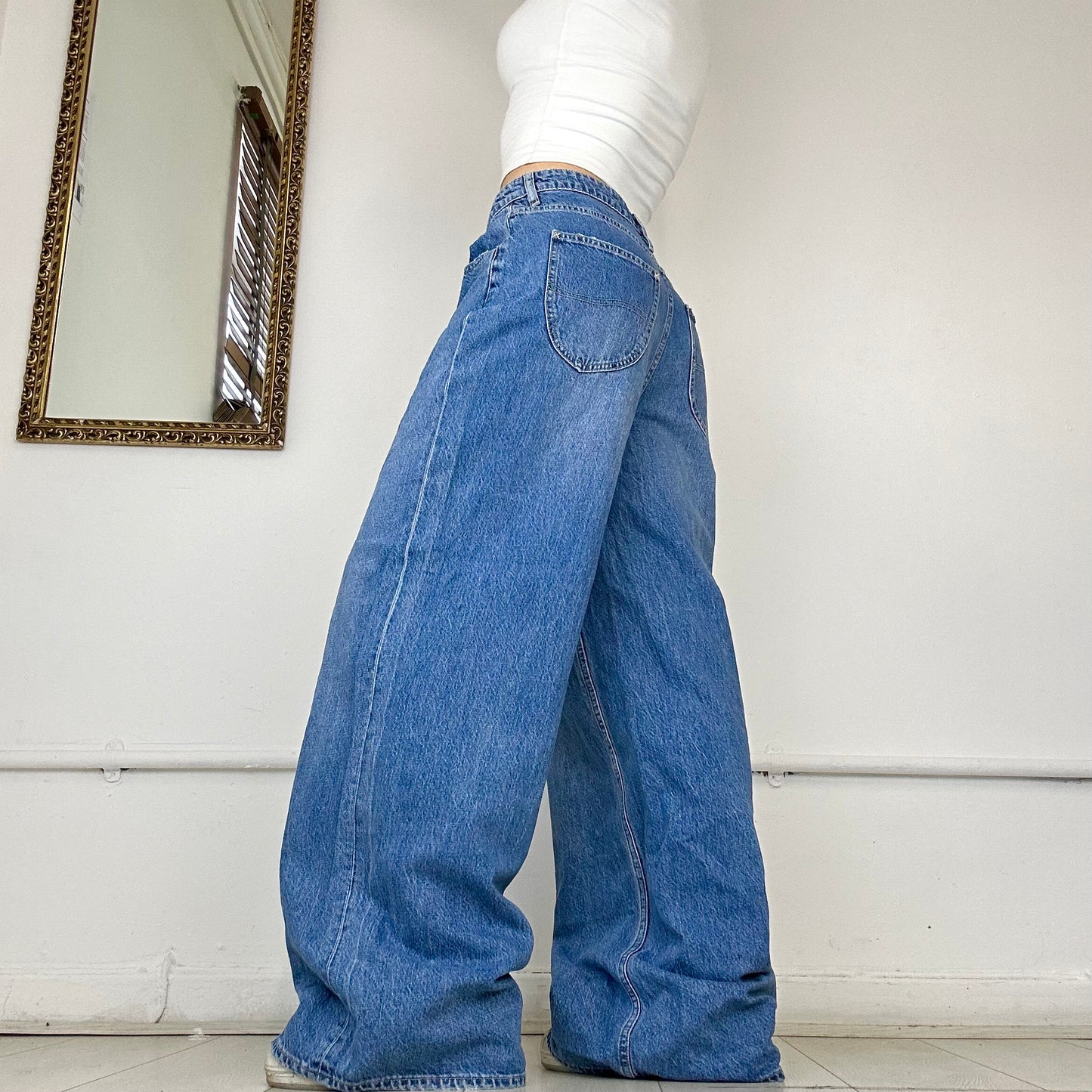 super baggy jeans by lee