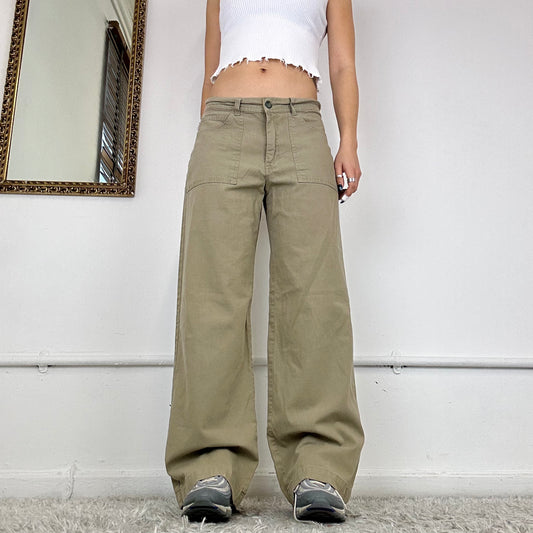 wide leg cargo trousers by angels