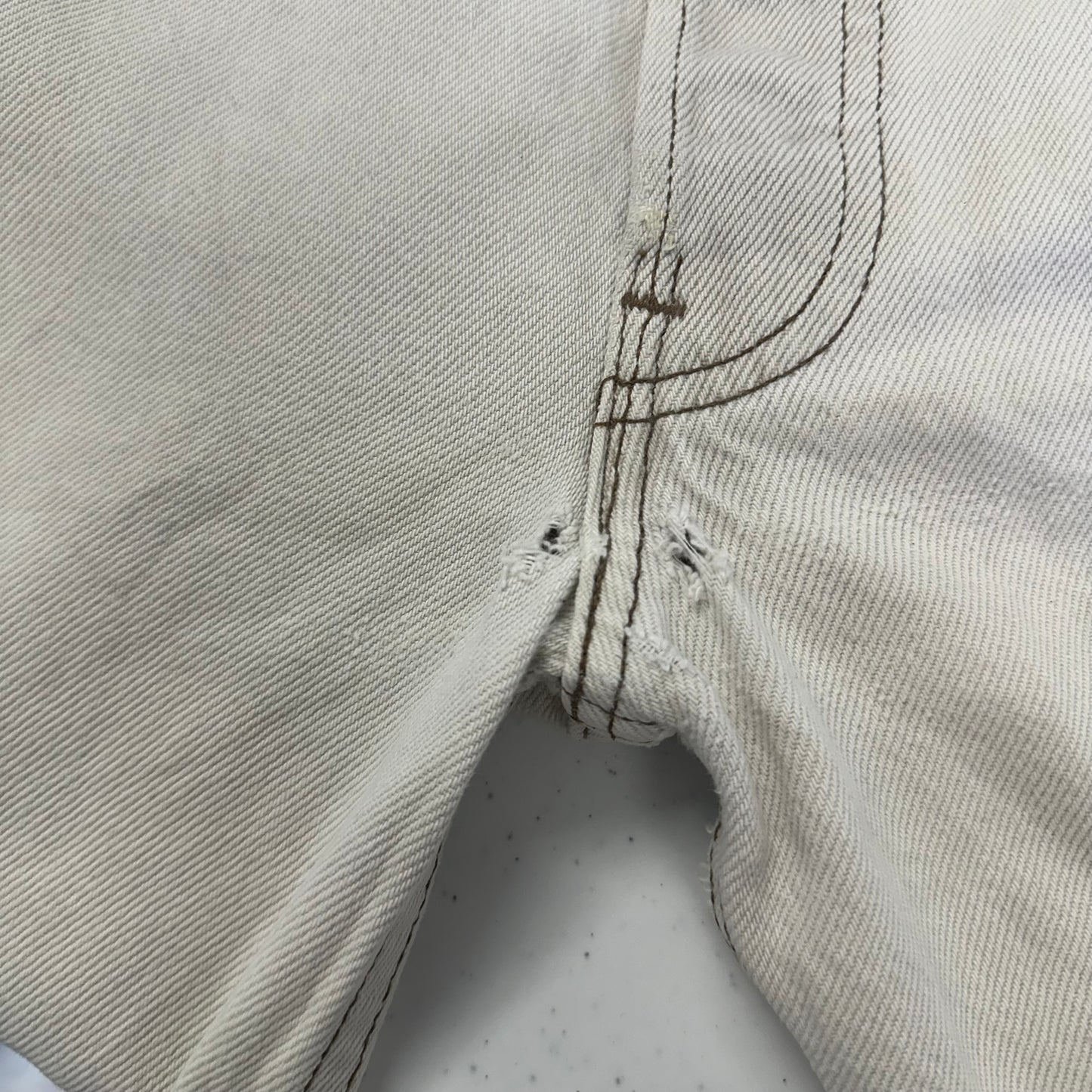 vintage beige levi's 502 baggy jeans