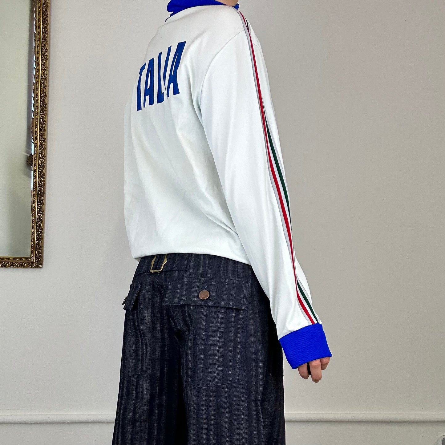 vintage zip up italia track top