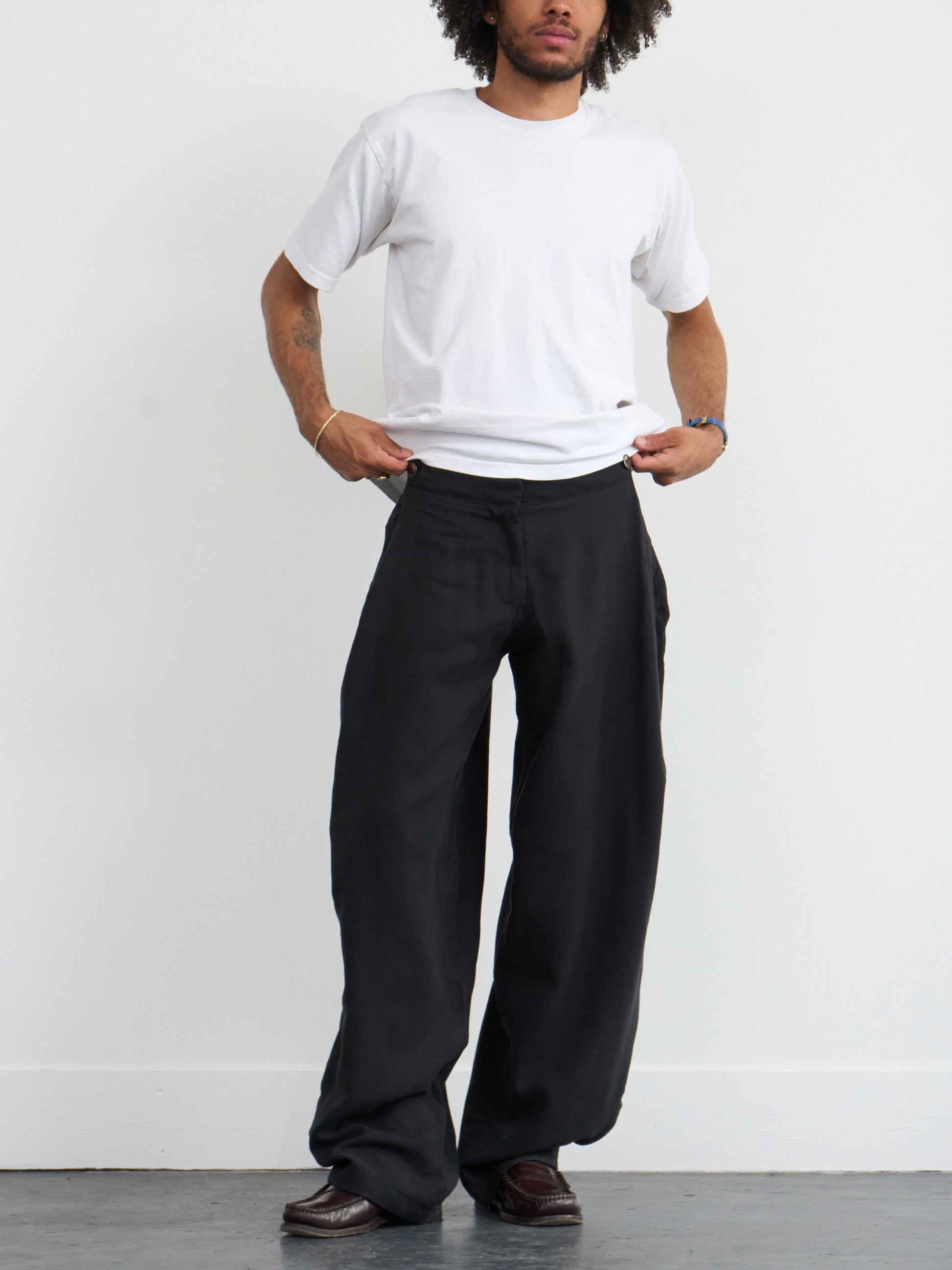 lumi trouser - black