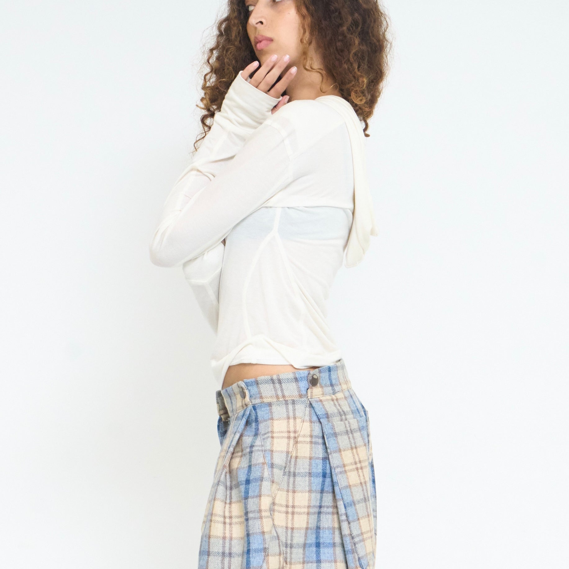 sydney hooded top - off white