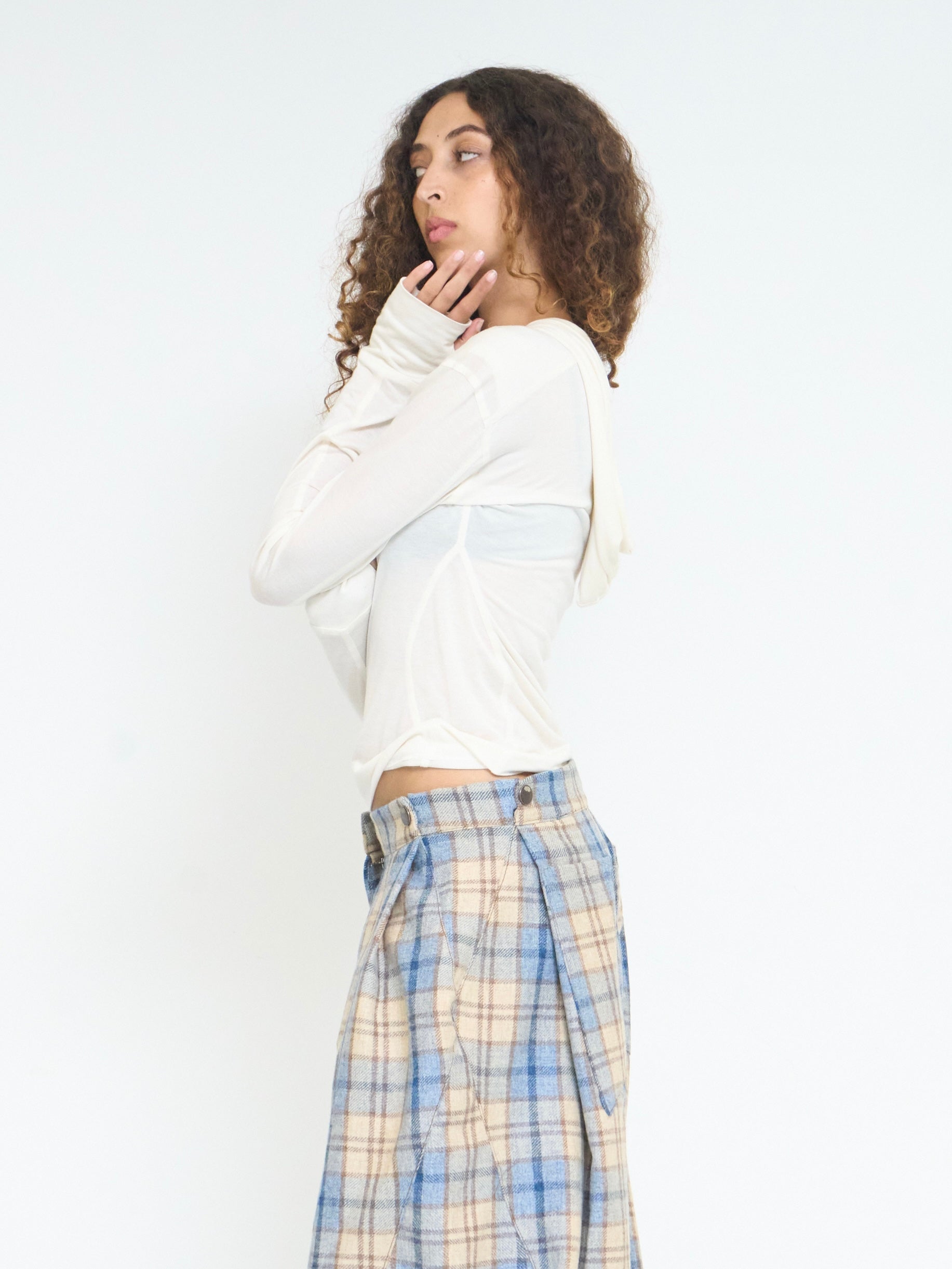 sydney hooded top - off white