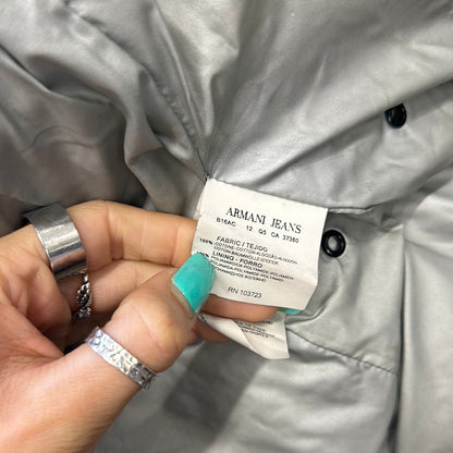 vintage armani jeans puffer coat