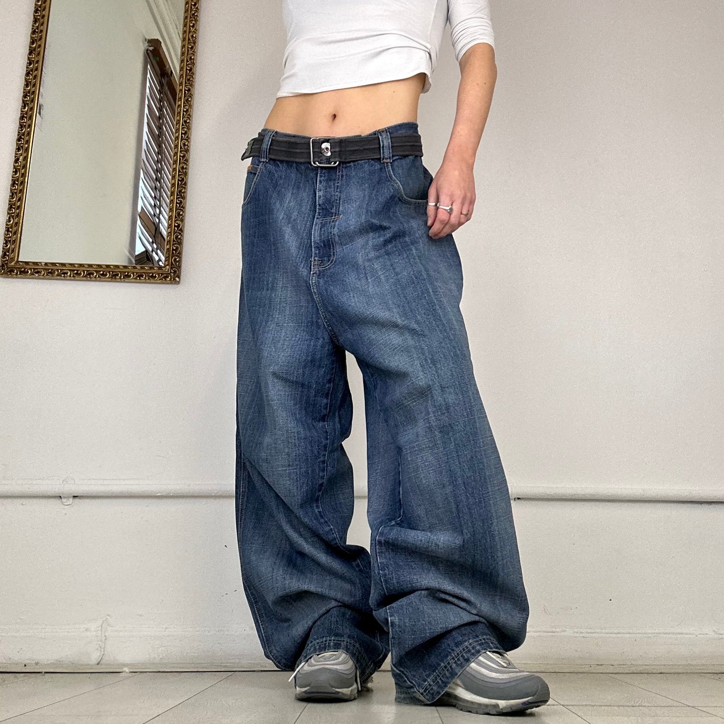 vintage baggy jeans by bare fox