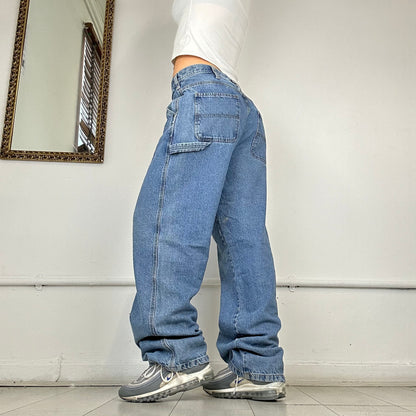 90's baggy cargo jeans