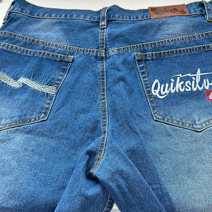 denim jorts by quiksilver