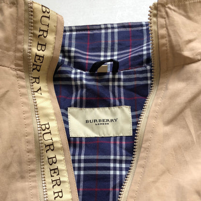 90’s burberry zip up jacket