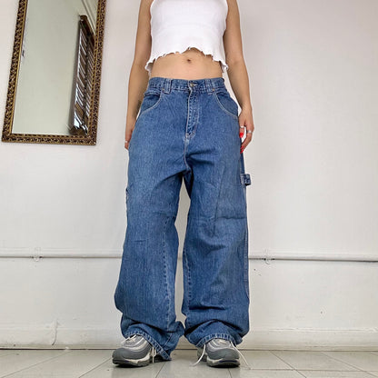 90's baggy cargo jeans