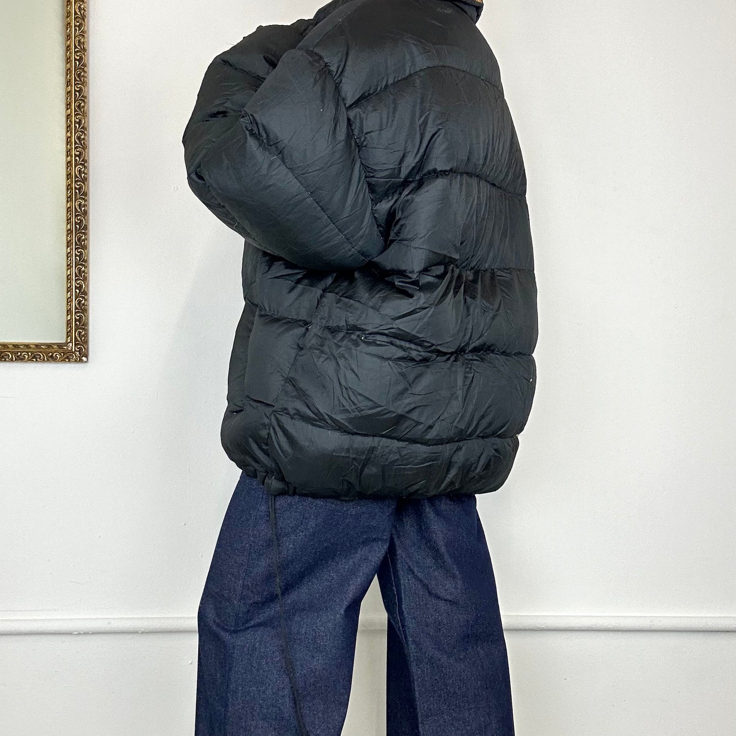 reversible puffer jacket by southpole