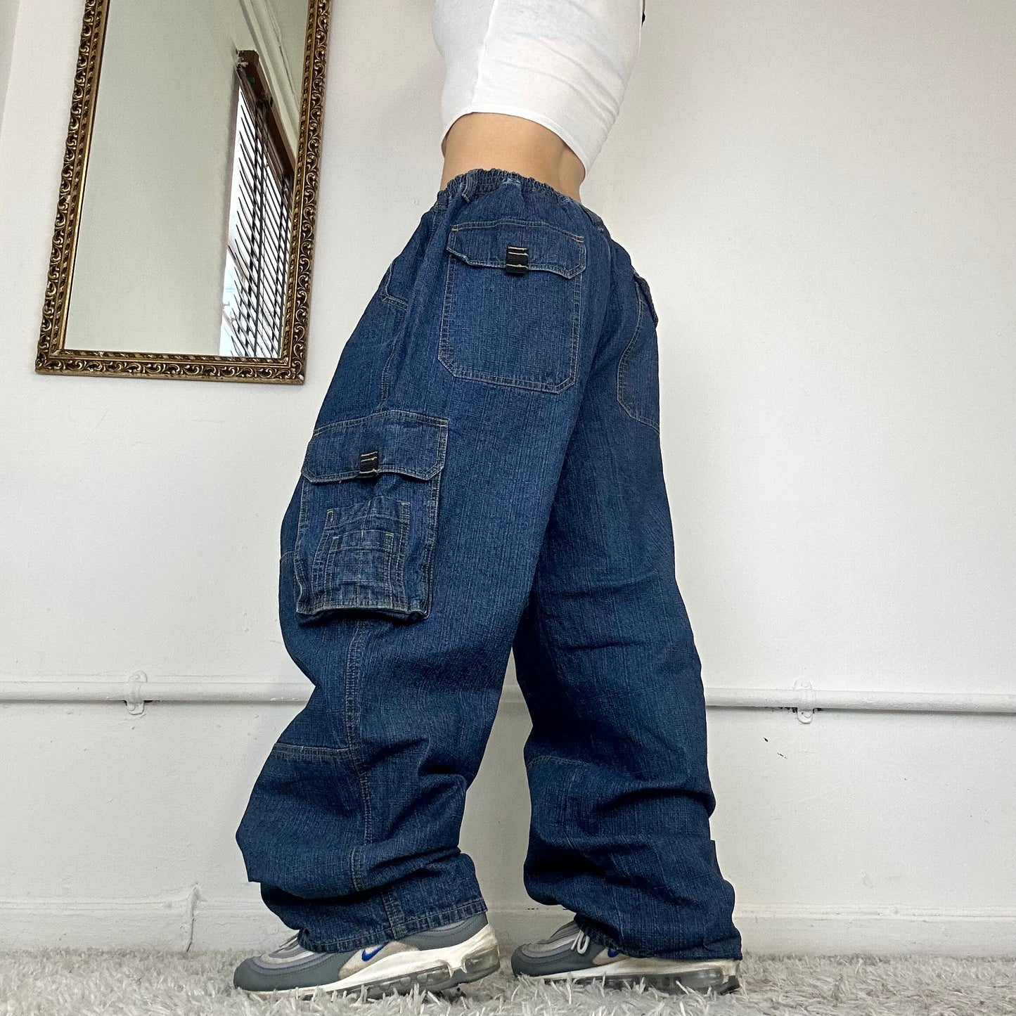 90s airwalk baggy cargo jeans