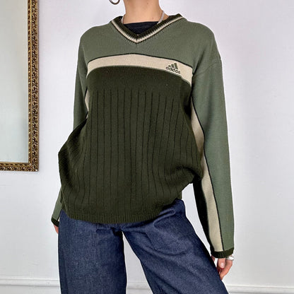 vintage green adidas sweater