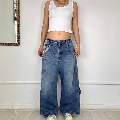 00's baggy cargo jeans