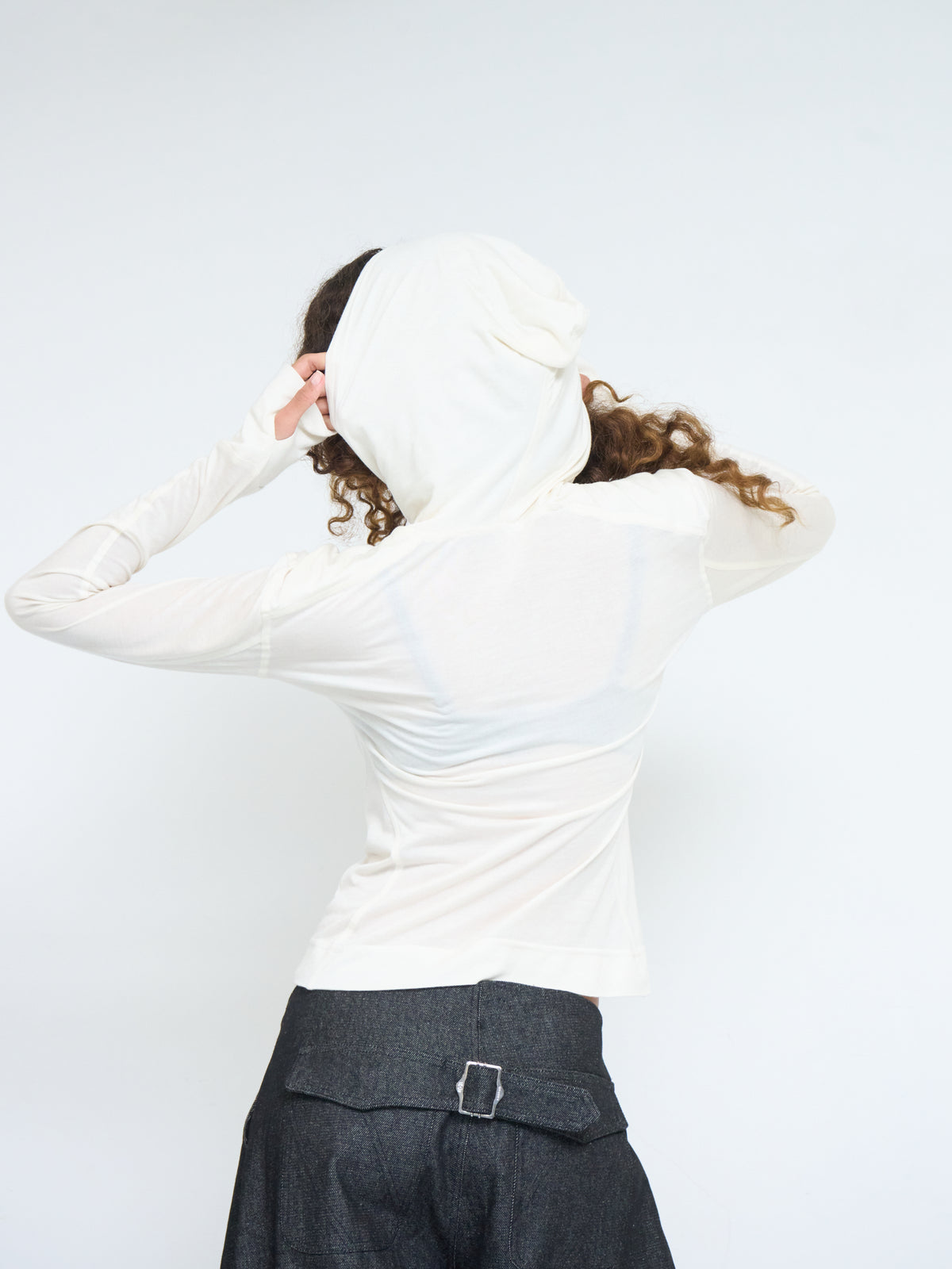 sydney hooded top - off white