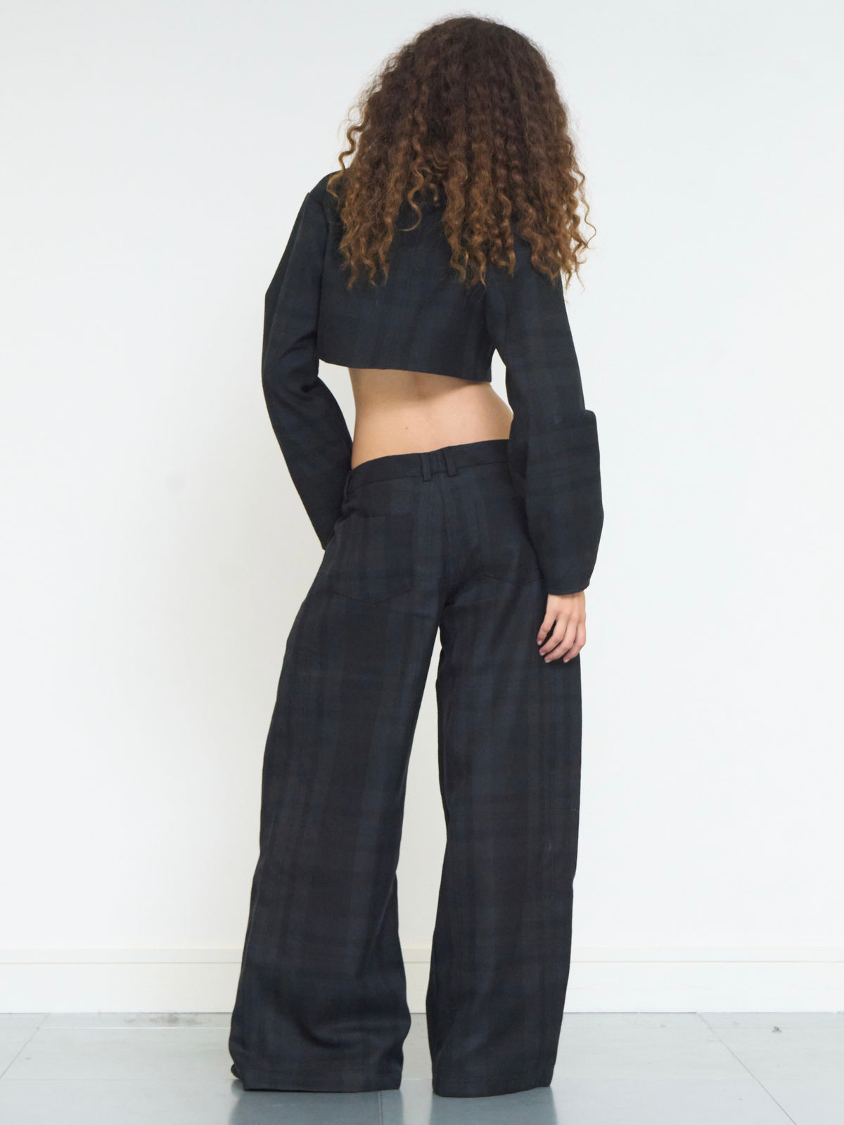 halo bolero jacket - black wool