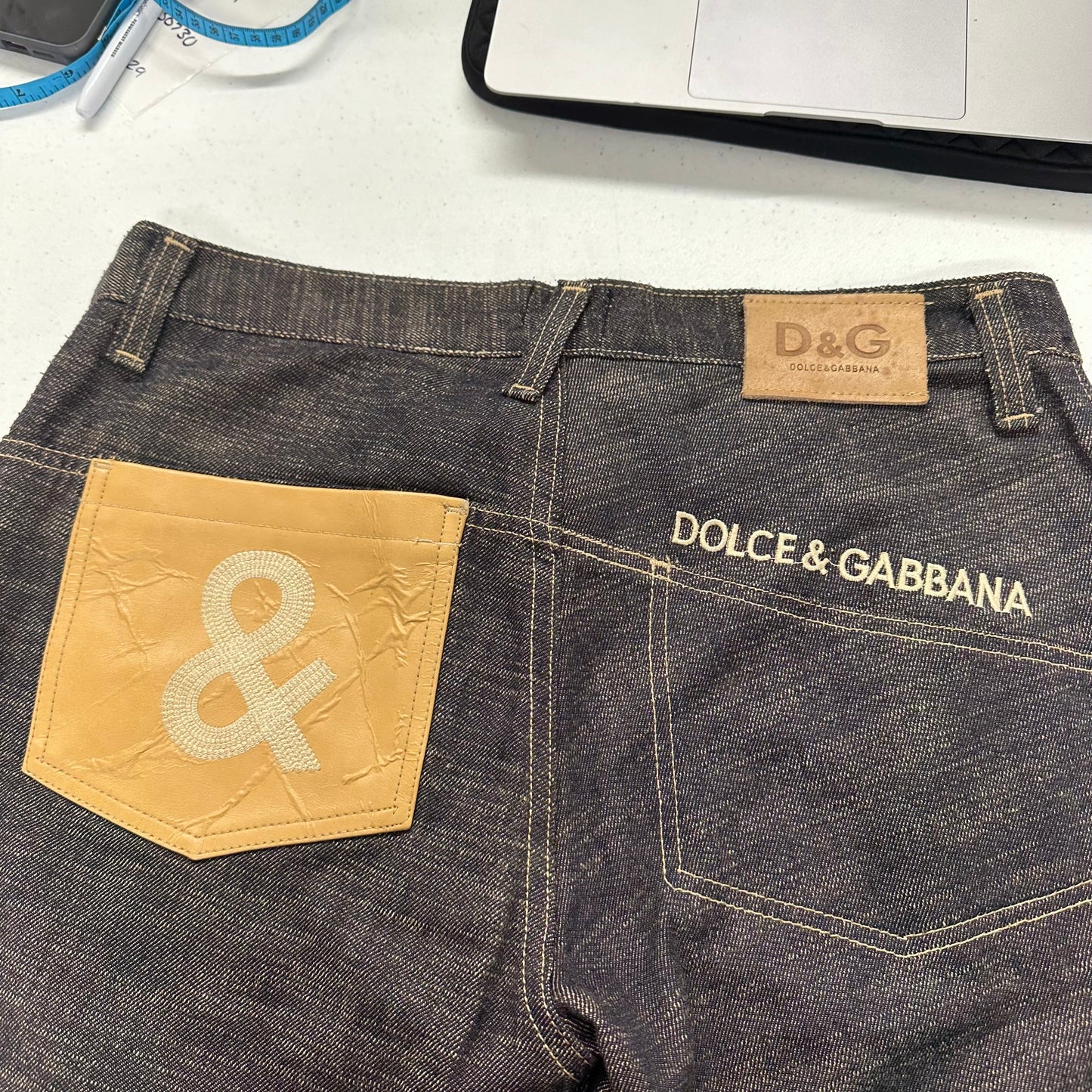 vintage dolce & gabbana baggy jeans