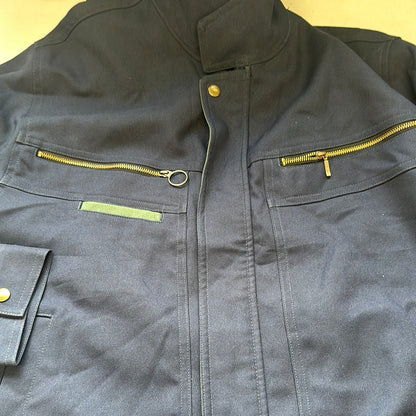 lightweight navy utility jacket