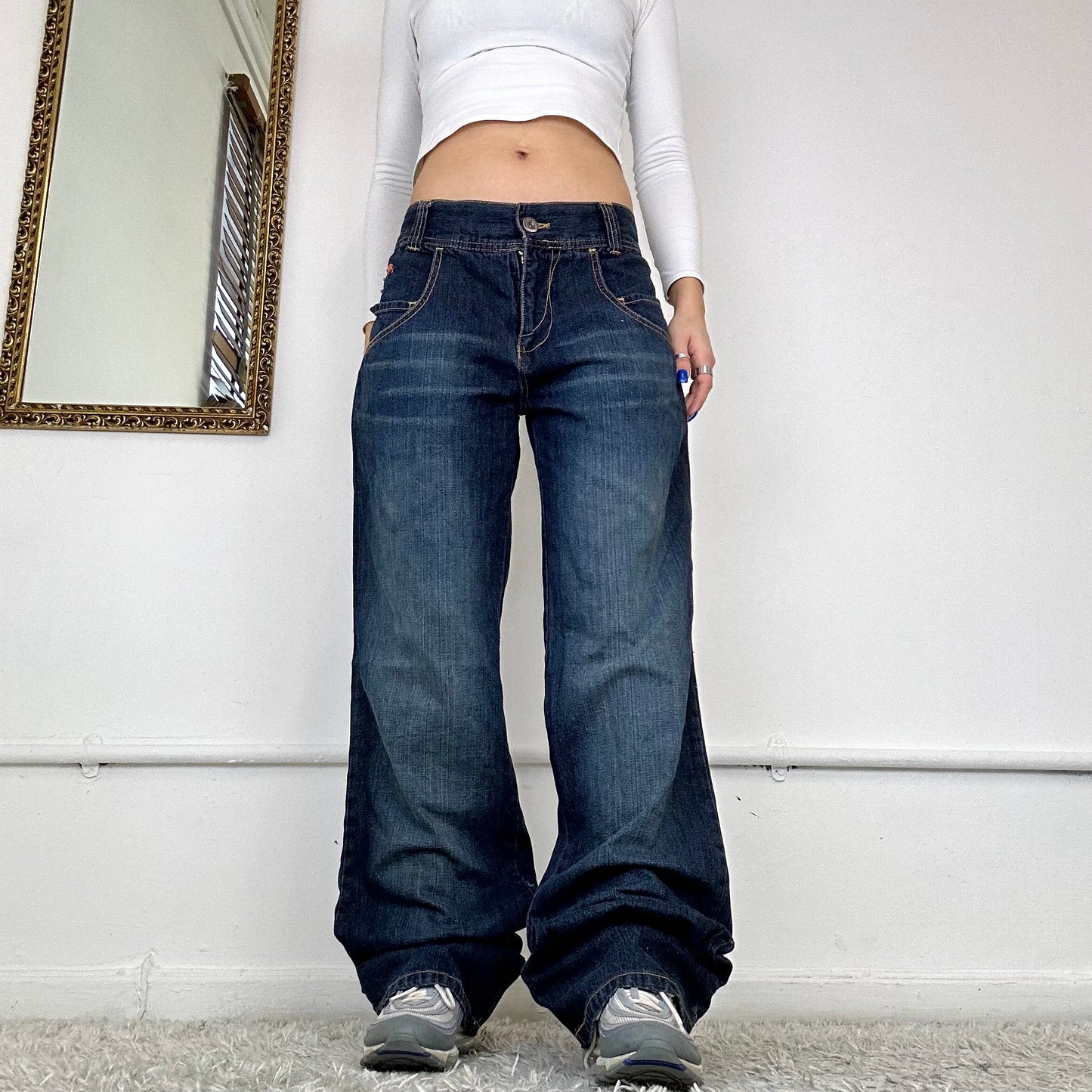 wide leg lonsdale jeans