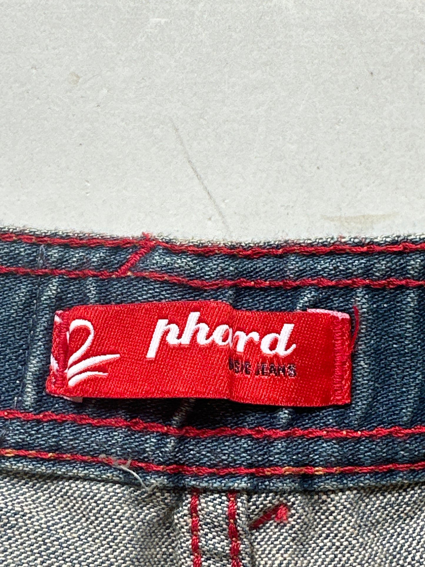 2000s phard denim booty shorts