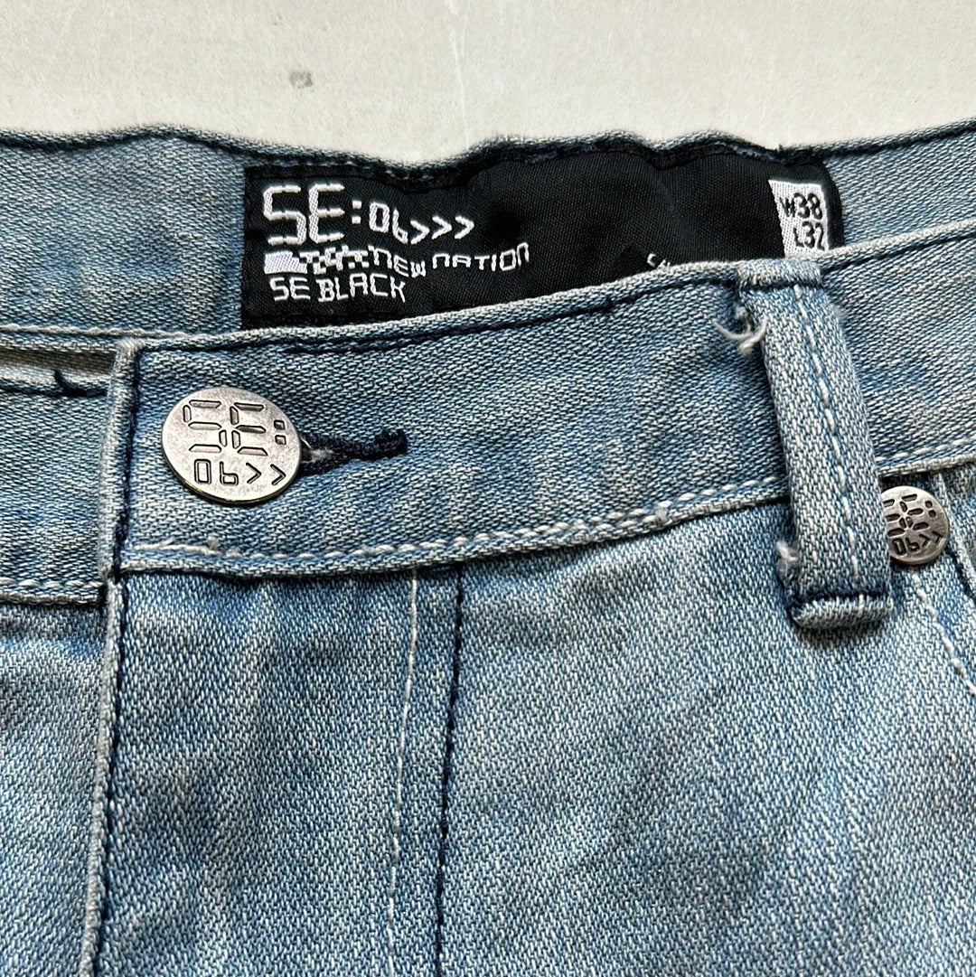 00s light wash baggy jeans