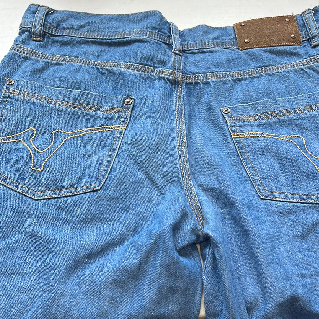 von dutch mid wash denim jorts