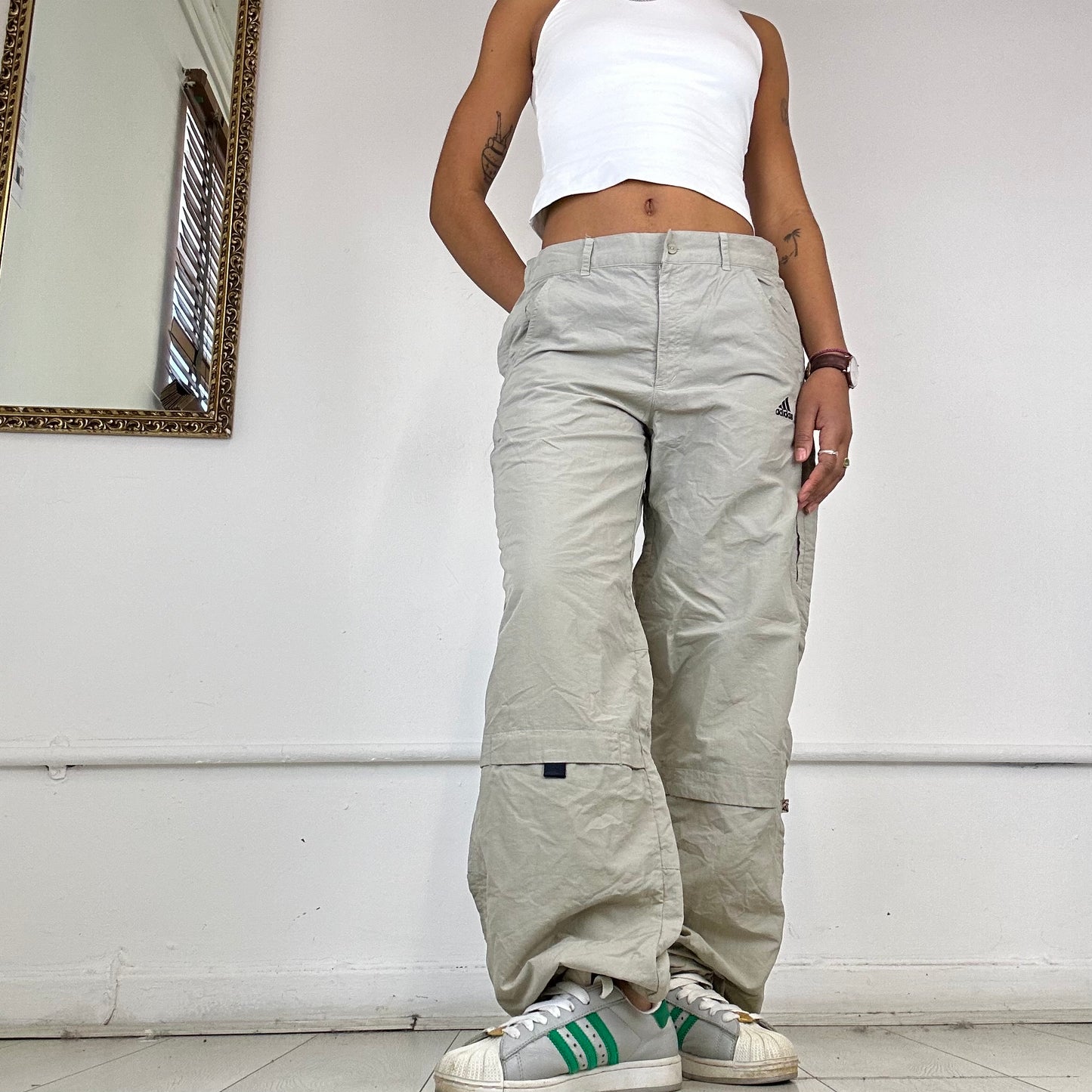 vintage baggy adidas trousers