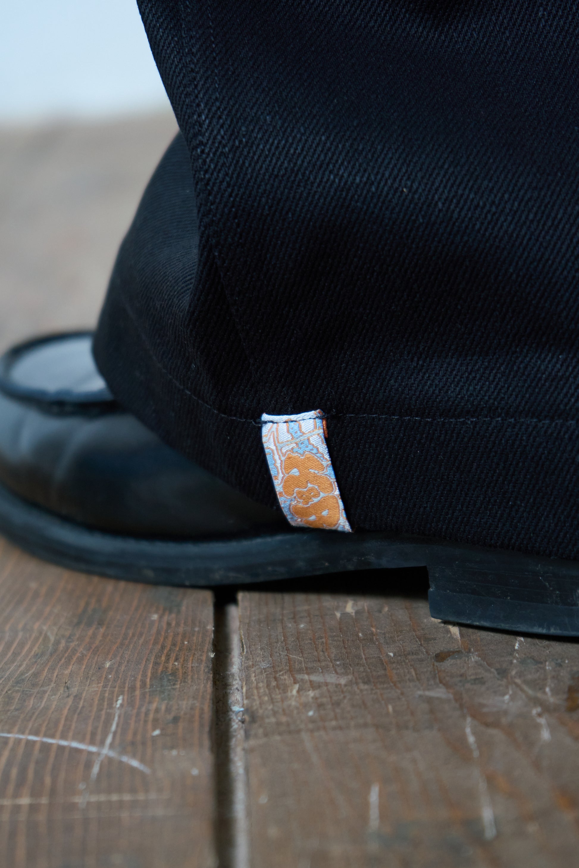 slouch jean - black denim