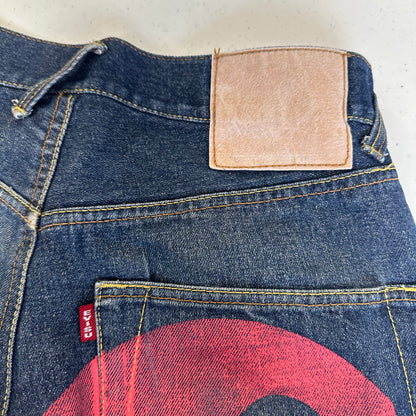 vintage evisu straight leg jeans